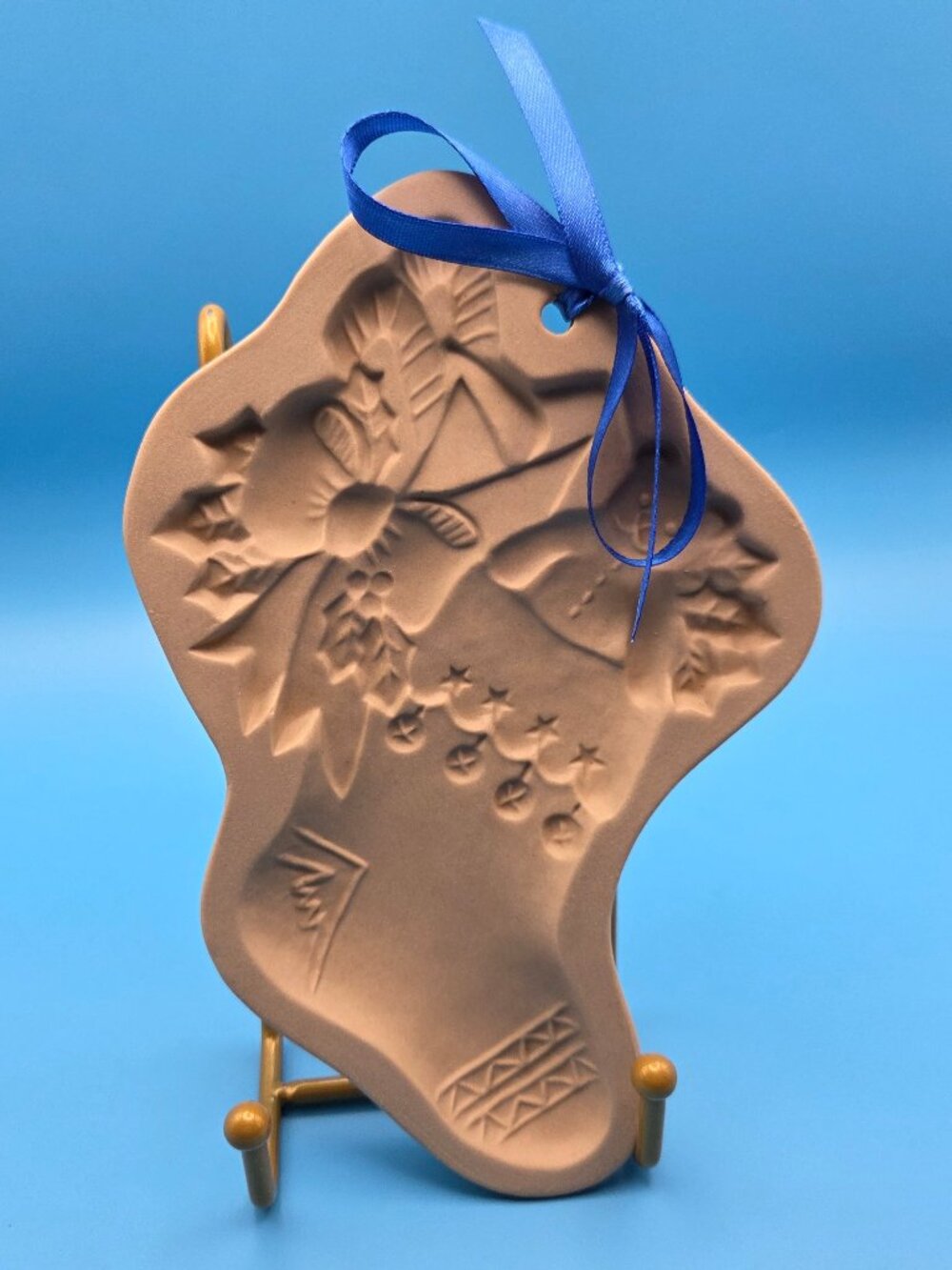 Vintage 1994 Brown Bag Cookie Art Short Bread Molds "Christmas Stocking" - NWOT